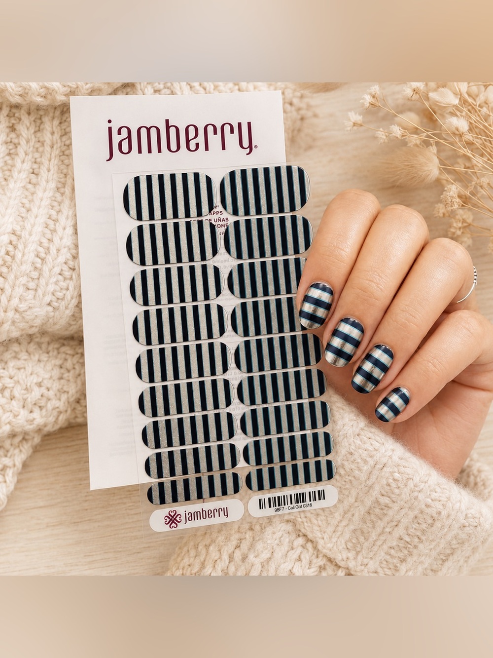 Jamberry Nail Wraps: Cali Girl | Buy Three Get One Free